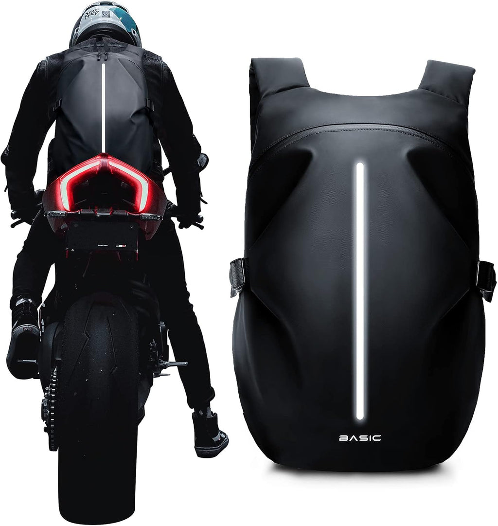 WEPLAN Waterproof Motorcycle Helmet Backpack Reflective Durable Nylon