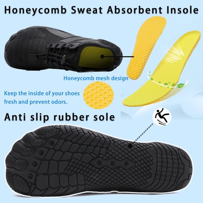 ziitop Barefoot Water Shoes Quick Dry Athletic for Men Women