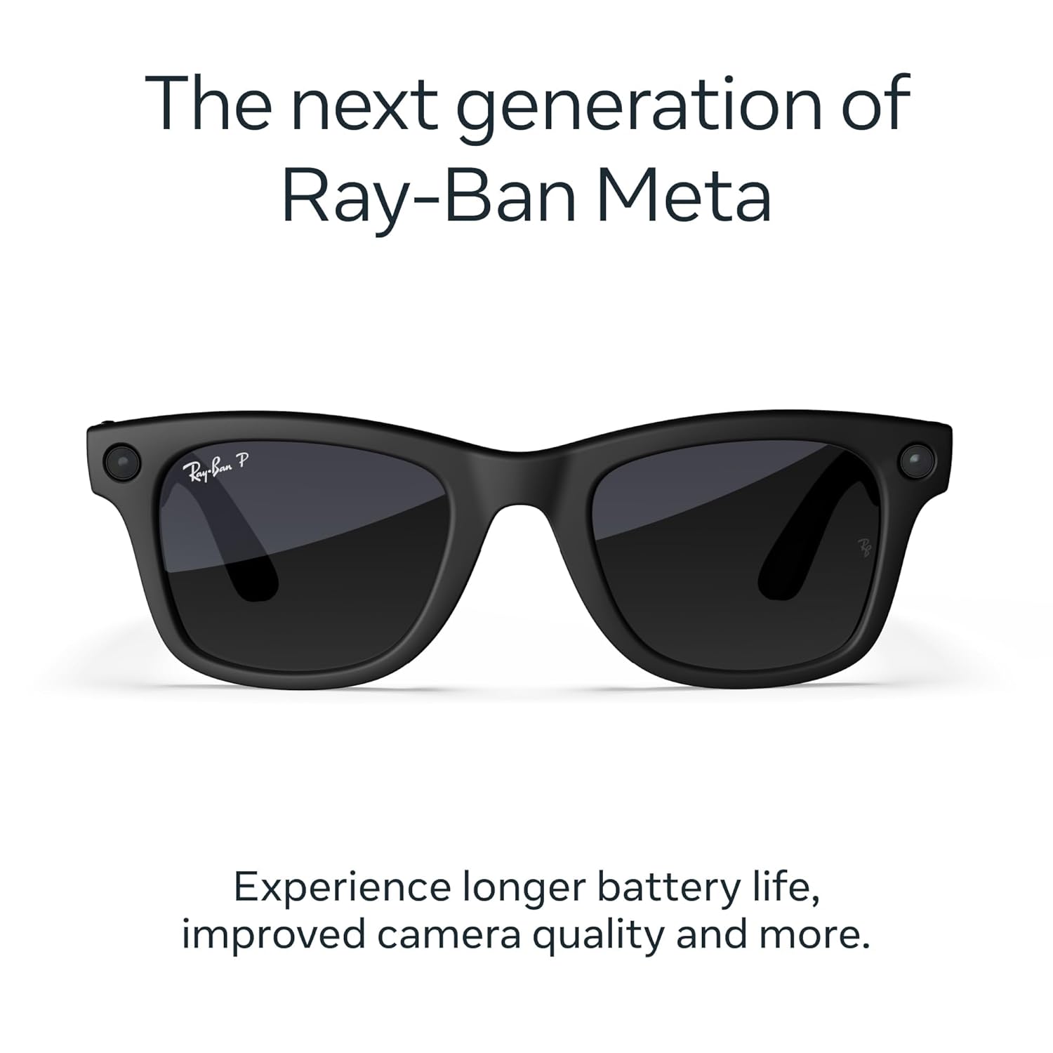 Meta Ray-Ban Wayfarer Gen 2 Smart AI Glasses 12MP Camera