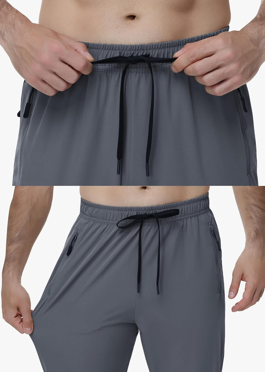 Nakvoc Men's Lightweight Hiking Pants Quick Dry Athletic Trousers
