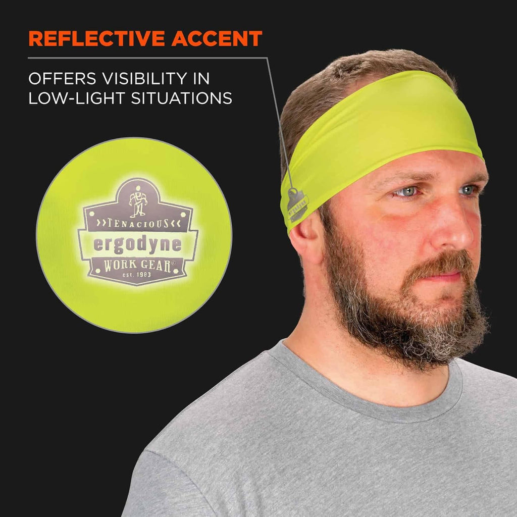 Ergodyne Chill-Its 6634 Cooling Headband Moisture-Wicking Performance Knit