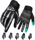 RIGWARL Motorcycle Riding Gloves Touchscreen Lightweight Skeleton Design