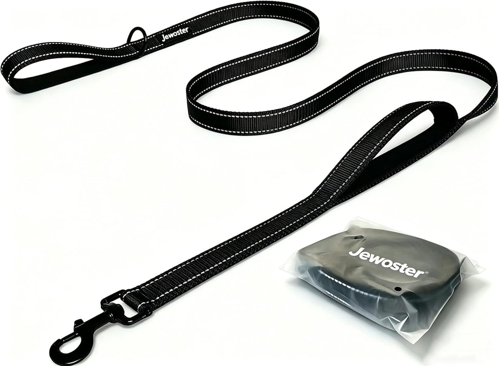 JEWOSTER 6ft Heavy Duty Dog Leash with Padded Traffic Handle