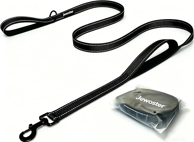 JEWOSTER 6ft Heavy Duty Dog Leash with Padded Traffic Handle