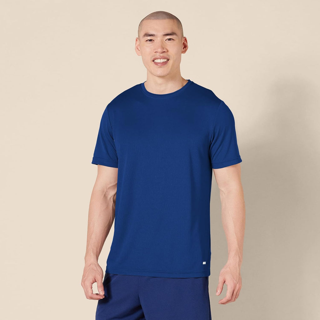 Amazon Essentials Men's Moisture Wicking Active Performance Gym T-Shirts 2-Pack