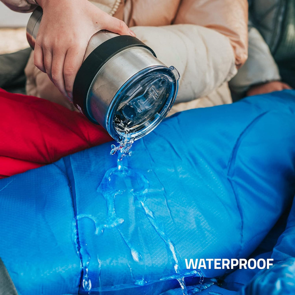 MalloMe 3-Season Camping Sleeping Bag Waterproof Lightweight Rectangular