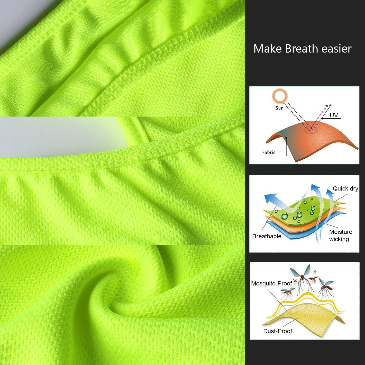 HikeValley Balaclava Face Mask UV Protection Windproof Breathable Hood
