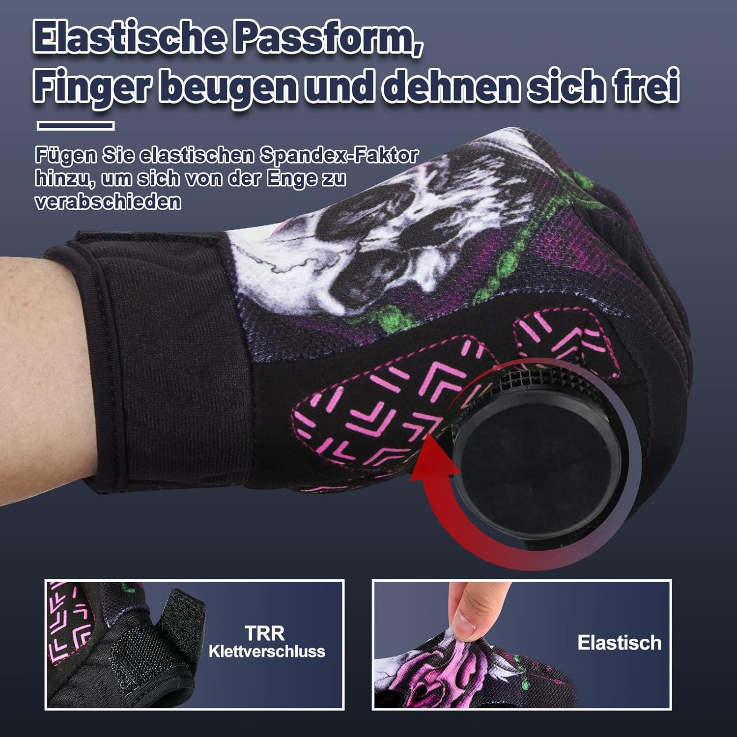 RIGWARL Lightweight Motorcycle Riding Gloves Touchscreen Skeleton Non-Slip
