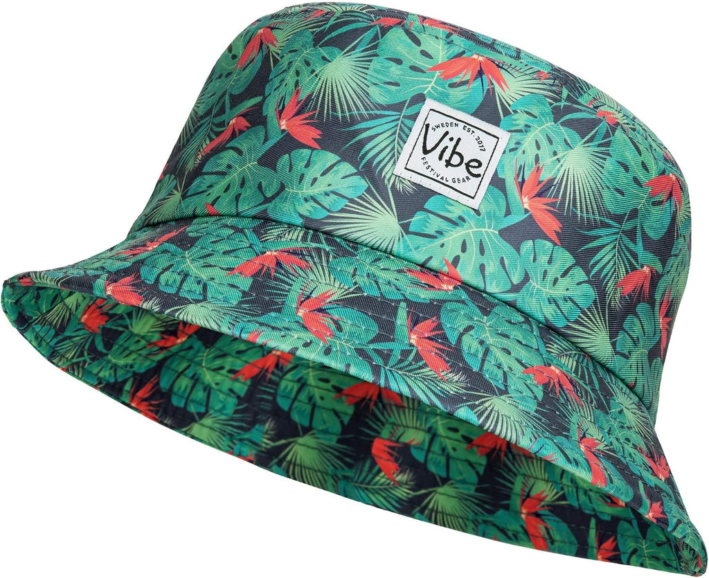 Vibe Festival Gear Bucket Hat Unisex Lightweight Festival Fishing Cap