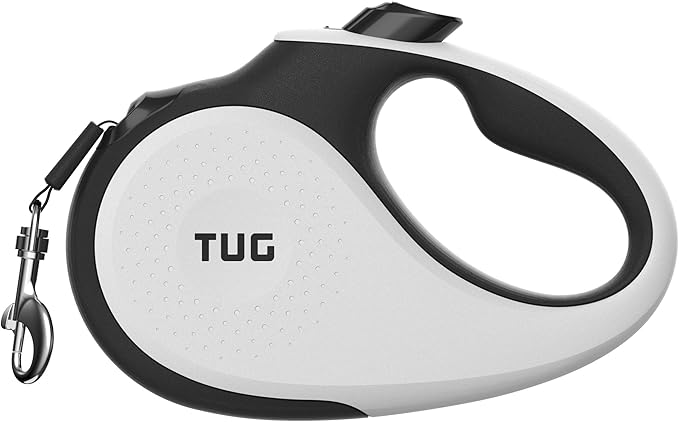 TUG 16 Ft Retractable Dog Leash Tangle-Free Durable Nylon Tape