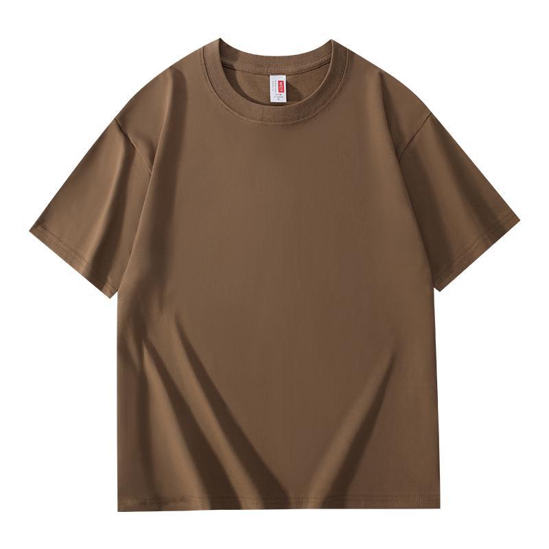 Yiling Cotton T-Shirt Custom Logo Imprint Round Collar Workwear
