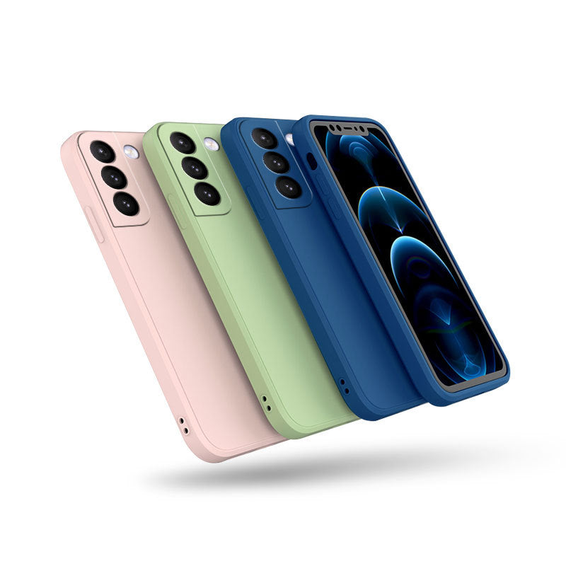 Samsung Compatible Silicone Protective Phone Case Shockproof Matte Finish