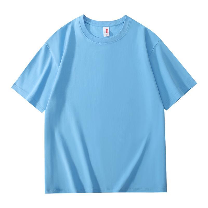 Yiling Cotton T-Shirt Custom Logo Imprint Round Collar Workwear