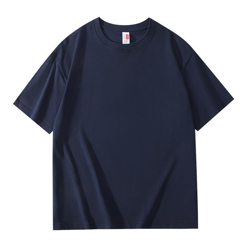 Yiling Cotton T-Shirt Custom Logo Imprint Round Collar Workwear