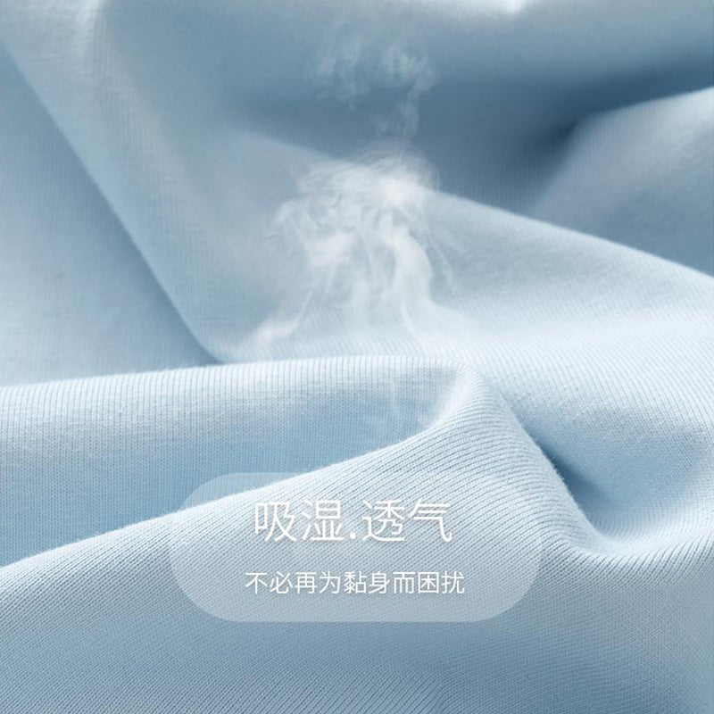 Yiling Cotton T-Shirt Custom Logo Imprint Round Collar Workwear