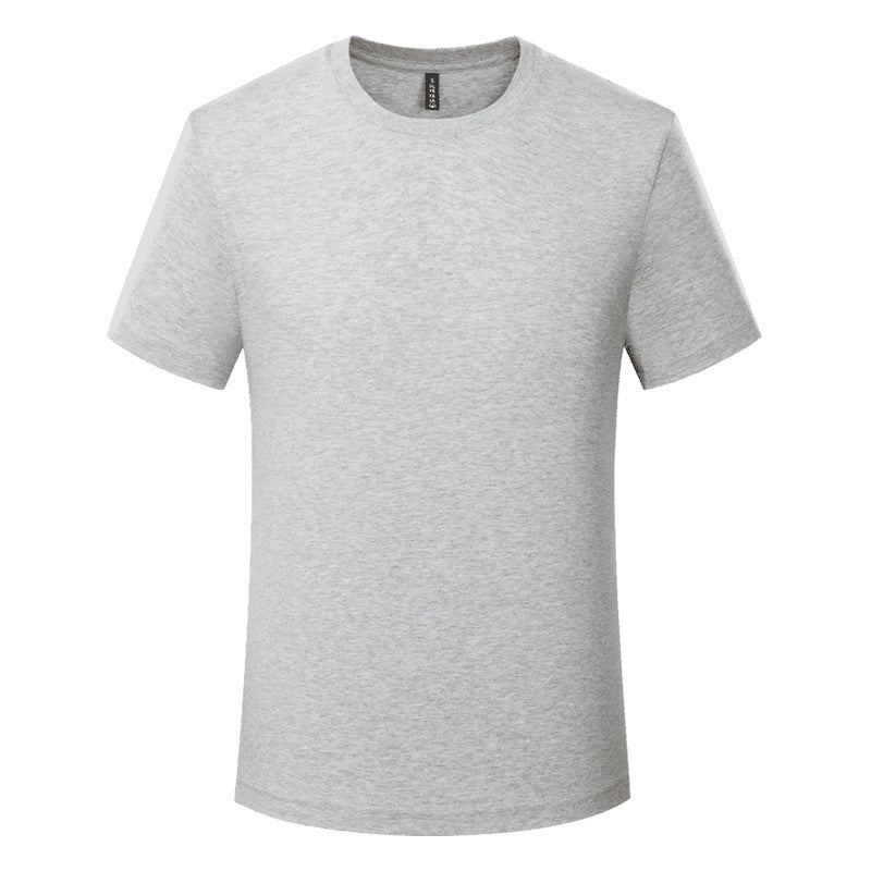 Yiling Cotton T-Shirt Custom Logo Imprint Round Collar Workwear