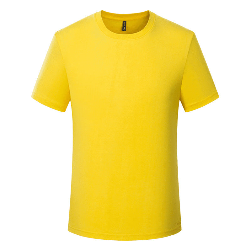 Yiling Cotton T-Shirt Custom Logo Imprint Round Collar Workwear