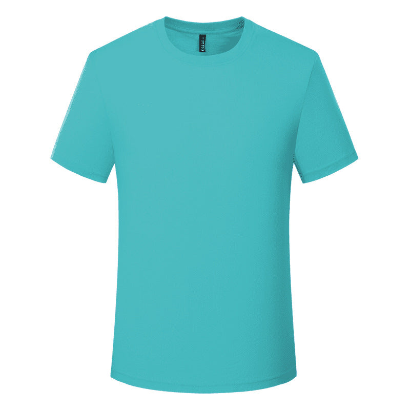 Yiling Cotton T-Shirt Custom Logo Imprint Round Collar Workwear