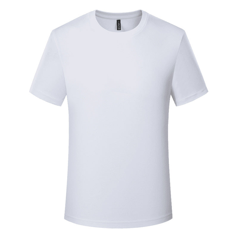 Yiling Cotton T-Shirt Custom Logo Imprint Round Collar Workwear