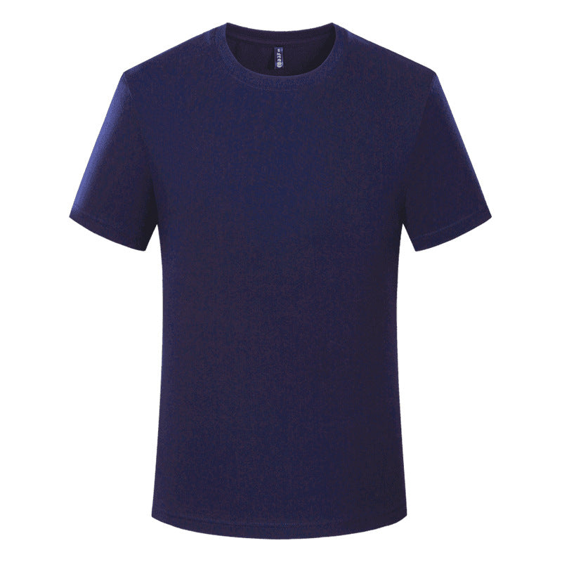 Yiling Cotton T-Shirt Custom Logo Imprint Round Collar Workwear