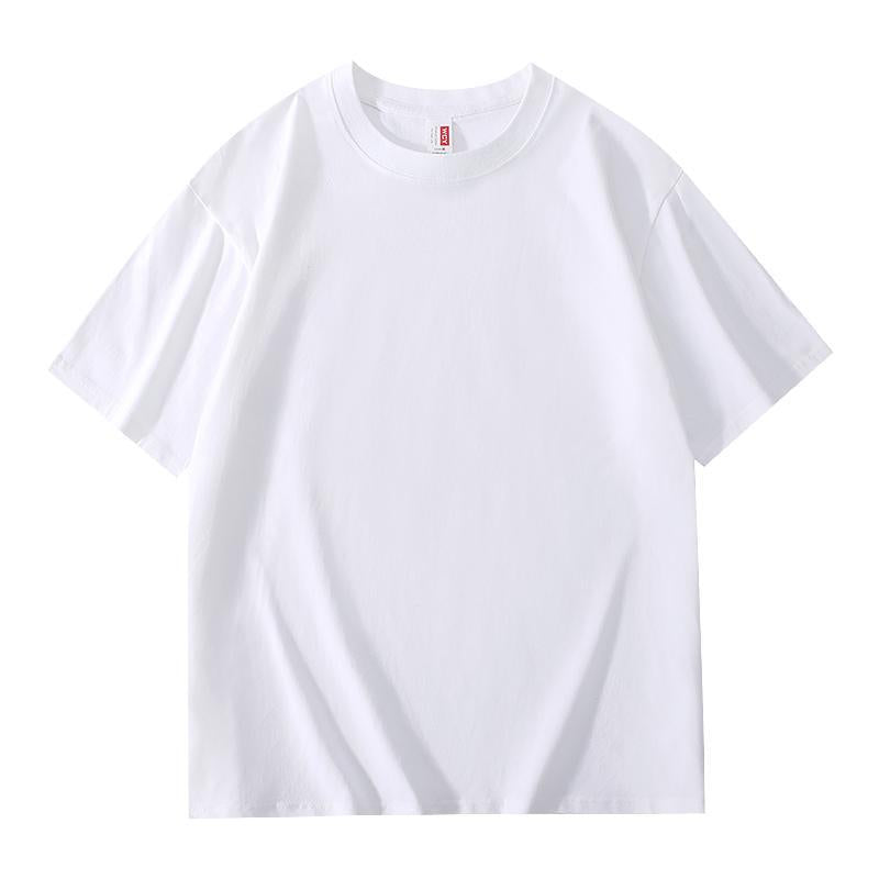 Yiling Cotton T-Shirt Custom Logo Imprint Round Collar Workwear