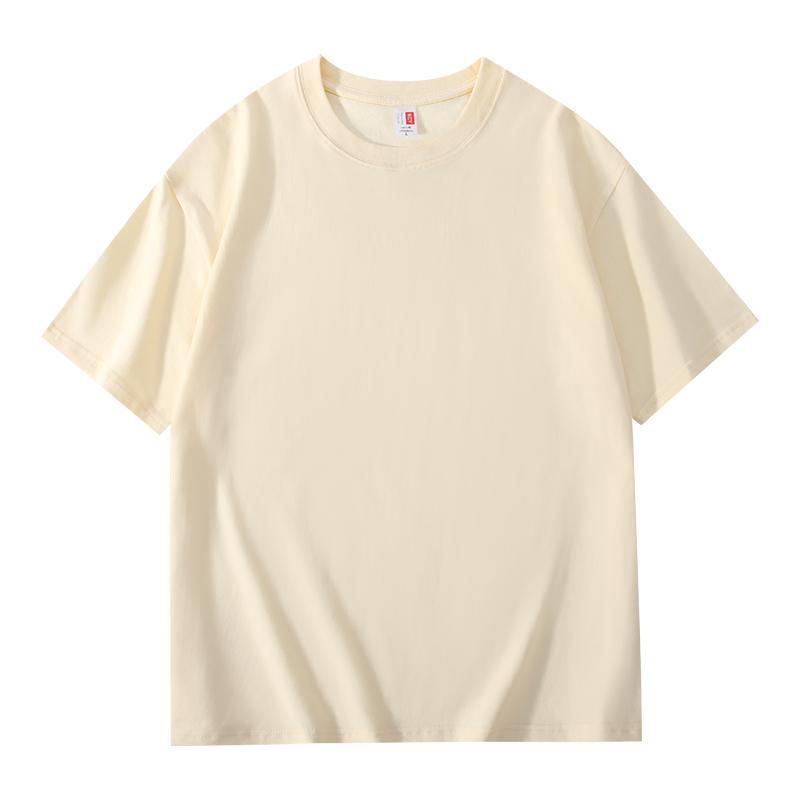 Yiling Cotton T-Shirt Custom Logo Imprint Round Collar Workwear