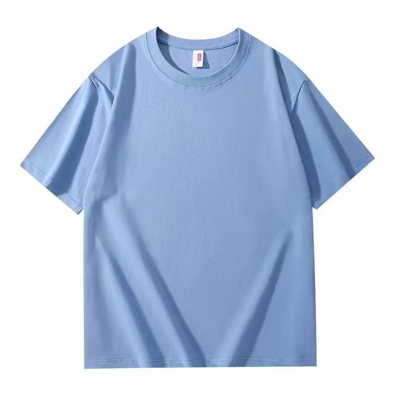 Yiling Cotton T-Shirt Custom Logo Imprint Round Collar Workwear