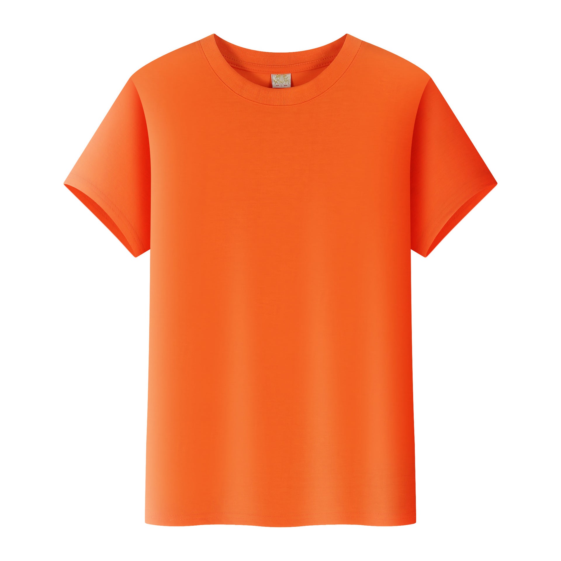 Yiling Cotton T-Shirt Custom Logo Imprint Round Collar Workwear