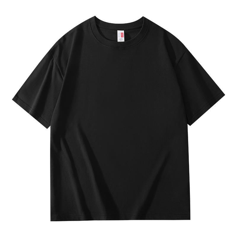 Yiling Cotton T-Shirt Custom Logo Imprint Round Collar Workwear