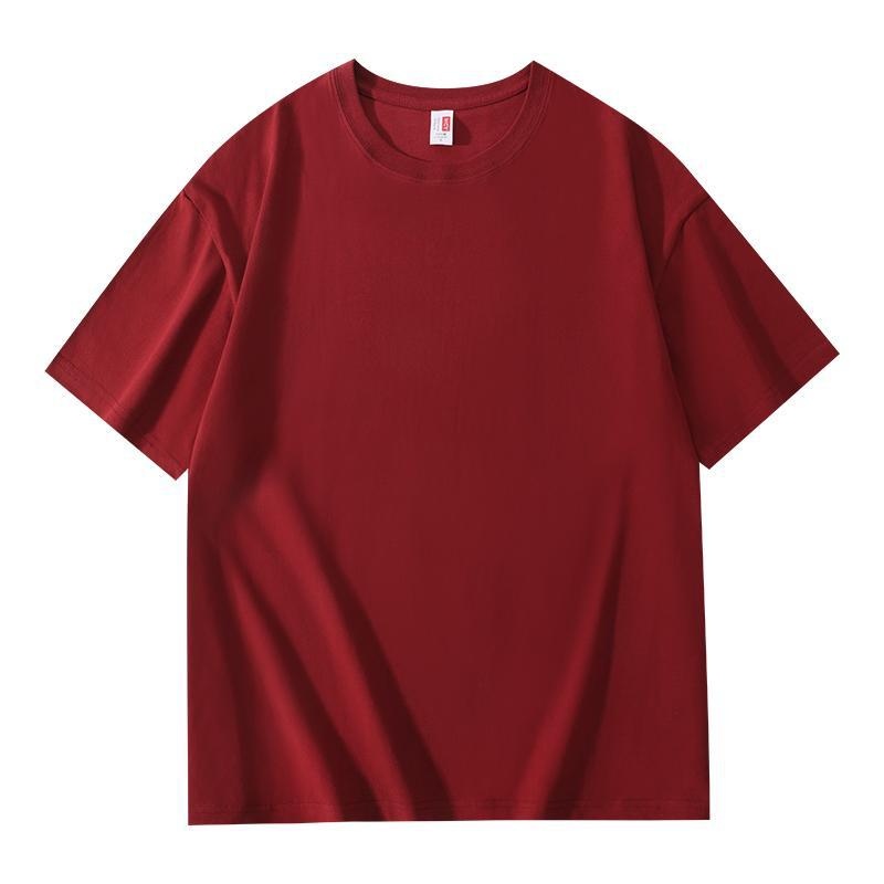 Yiling Cotton T-Shirt Custom Logo Imprint Round Collar Workwear
