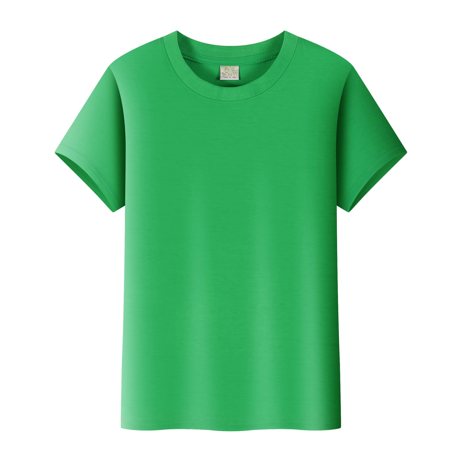 Yiling Cotton T-Shirt Custom Logo Imprint Round Collar Workwear