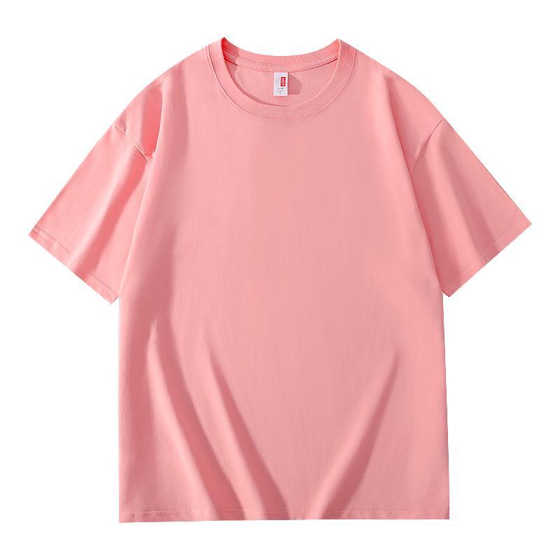 Yiling Cotton T-Shirt Custom Logo Imprint Round Collar Workwear