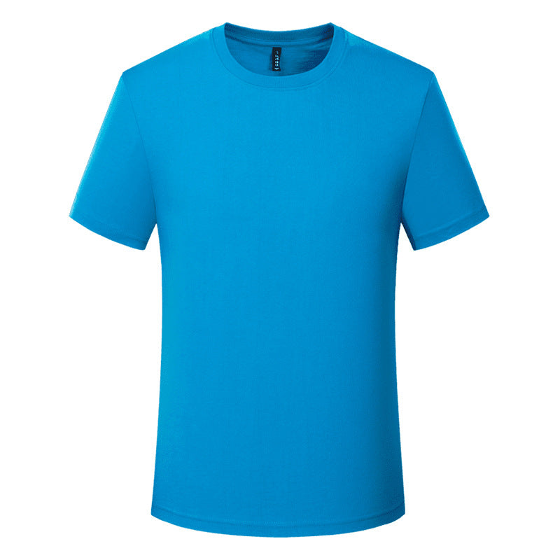 Yiling Cotton T-Shirt Custom Logo Imprint Round Collar Workwear