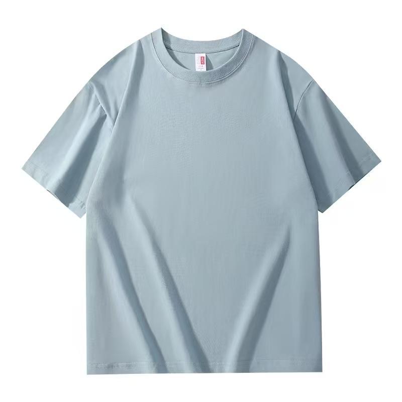 Yiling Cotton T-Shirt Custom Logo Imprint Round Collar Workwear