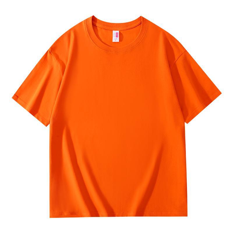 Yiling Cotton T-Shirt Custom Logo Imprint Round Collar Workwear