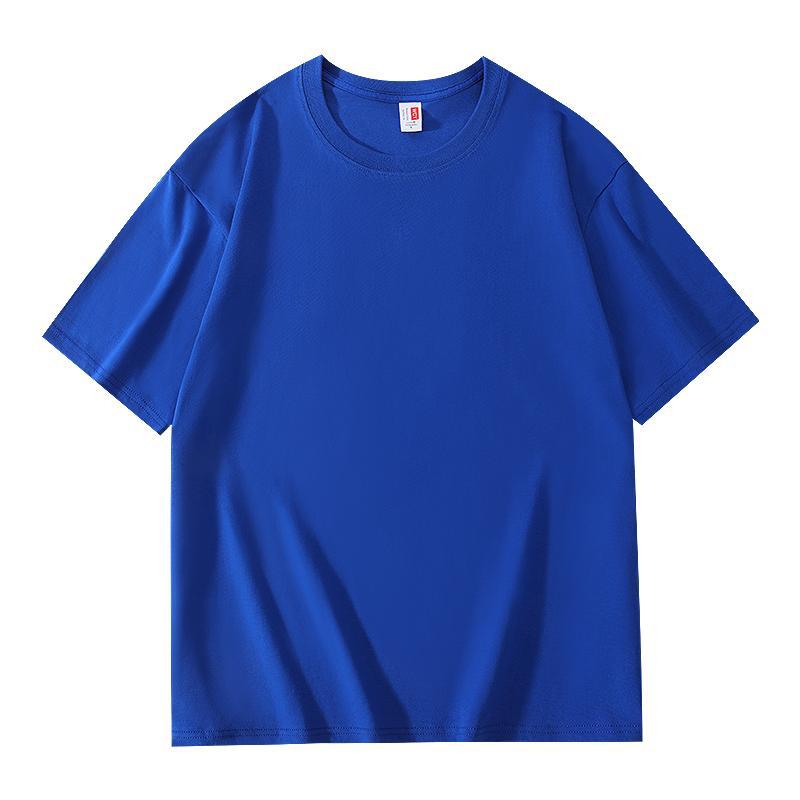 Yiling Cotton T-Shirt Custom Logo Imprint Round Collar Workwear