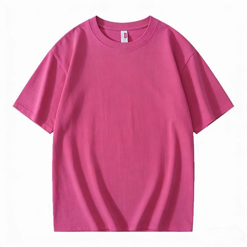 Yiling Cotton T-Shirt Custom Logo Imprint Round Collar Workwear