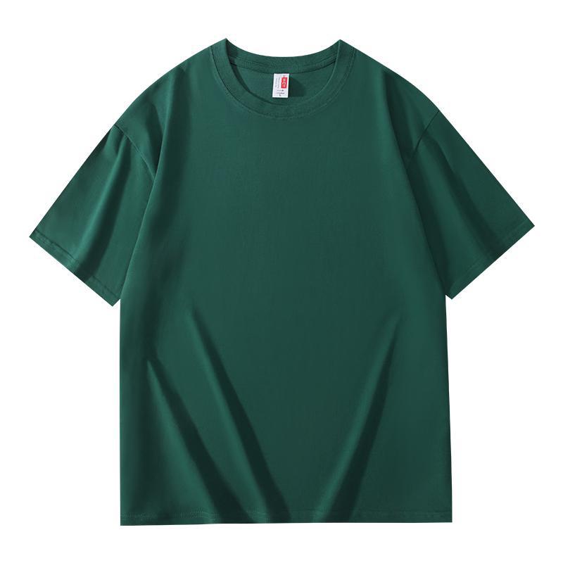 Yiling Cotton T-Shirt Custom Logo Imprint Round Collar Workwear
