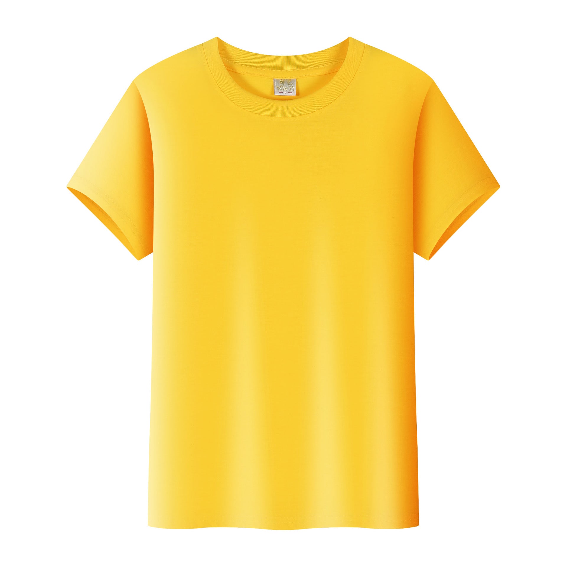Yiling Cotton T-Shirt Custom Logo Imprint Round Collar Workwear
