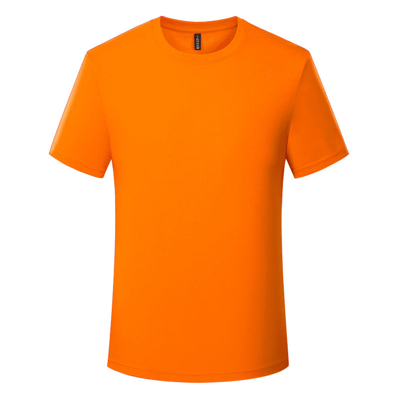 Yiling Cotton T-Shirt Custom Logo Imprint Round Collar Workwear