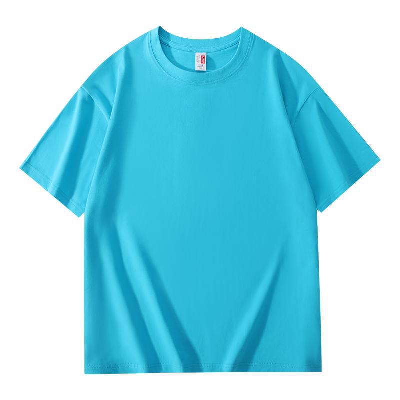 Yiling Cotton T-Shirt Custom Logo Imprint Round Collar Workwear