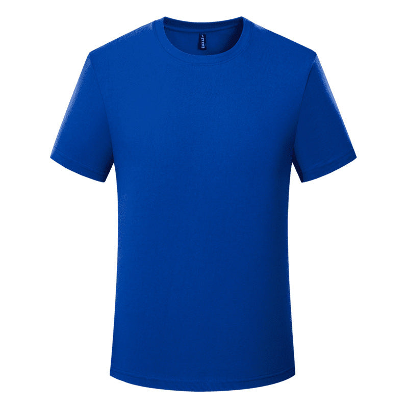 Yiling Cotton T-Shirt Custom Logo Imprint Round Collar Workwear