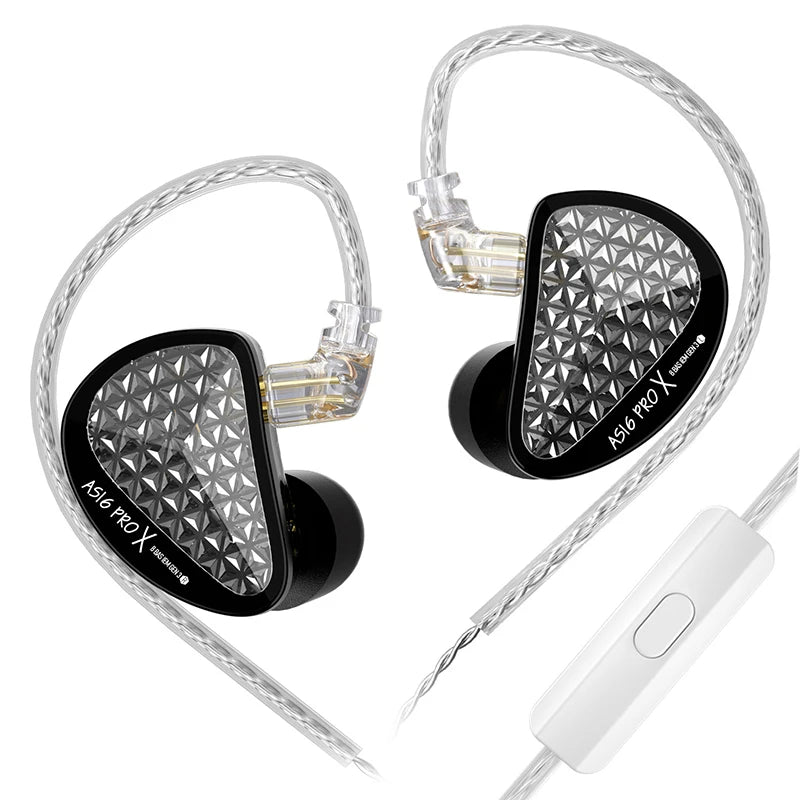 KZ AS16 PRO X Balanced Armature HiFi In-Ear Monitors