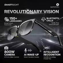 Smart 4K Camera Glasses with AI Translation and Bluetooth
