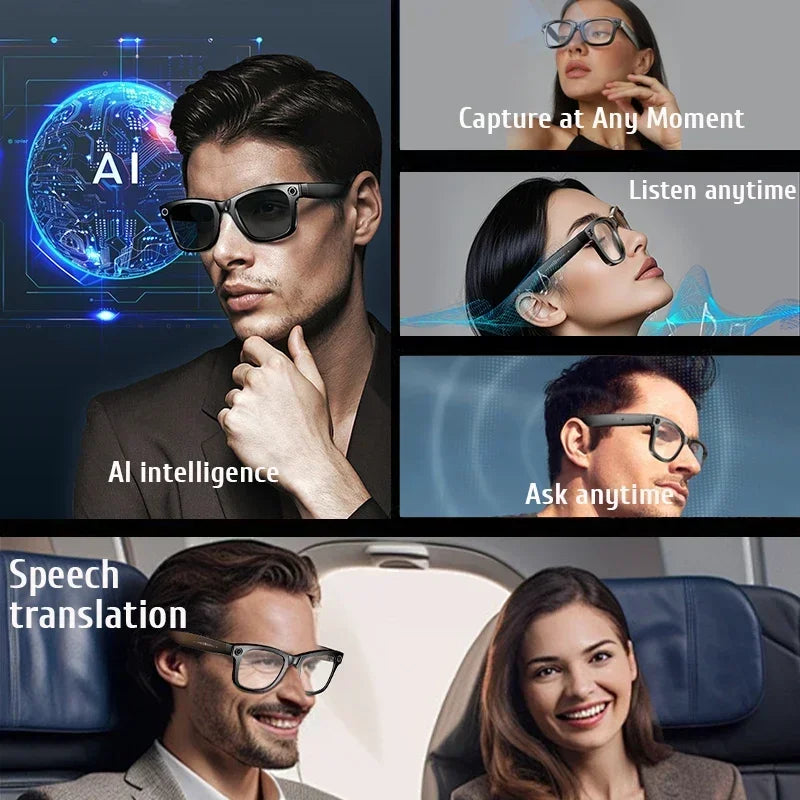 Lenovo Xkone Smart Glasses 100MP Camera 8K HD Bluetooth