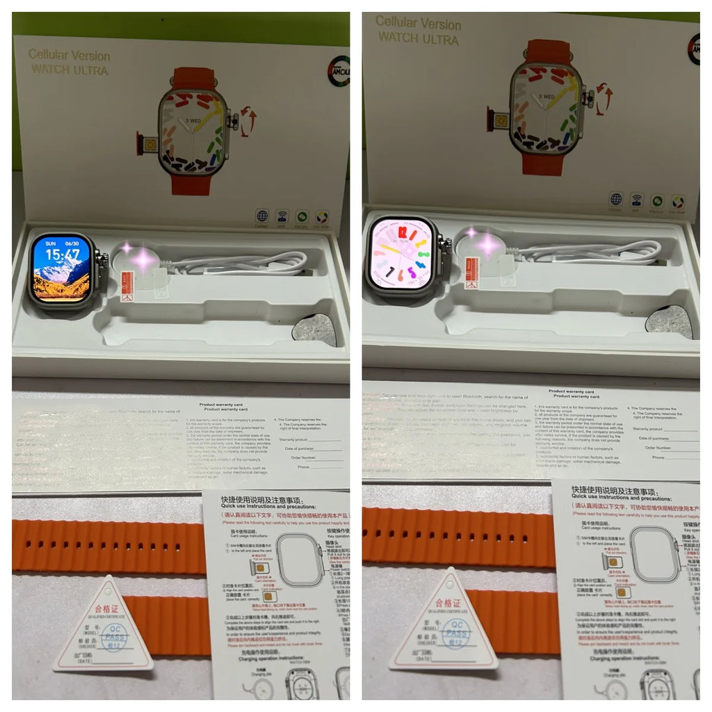 CDS9 Ultra Android 9.0 4G Smartwatch with Rotary Camera