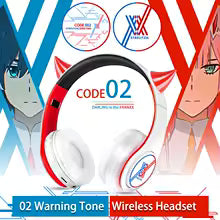 Anime Cosplay Bluetooth Wireless Stereo Headphones Character Themed