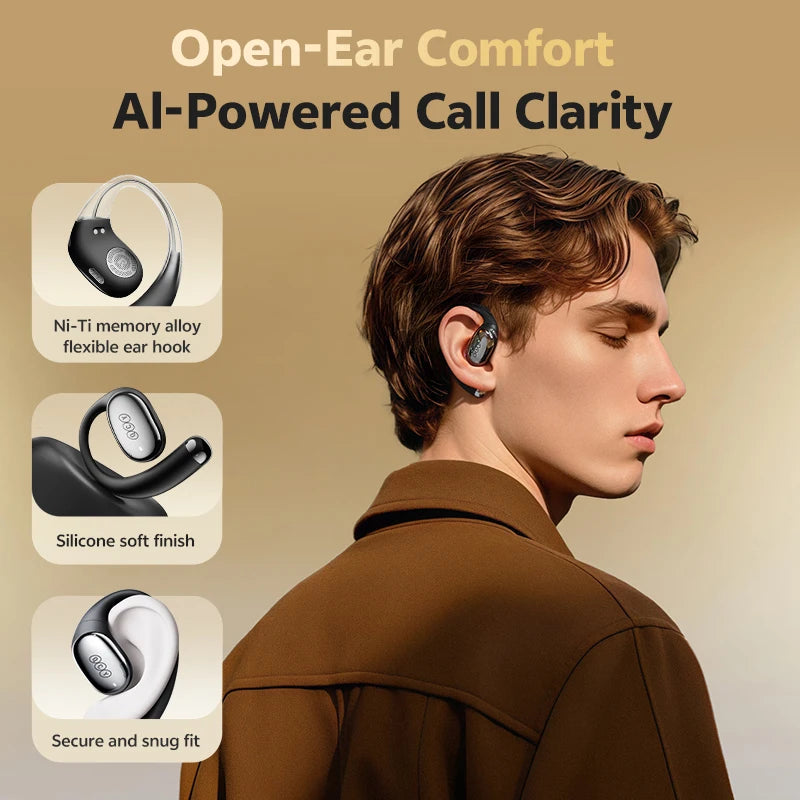 QCY Crossky R70 Open-Ear Wireless Headphones Hi-Res LDAC Spatial Sound