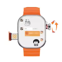 CDS9 Ultra Android 9.0 4G Smartwatch with Rotary Camera