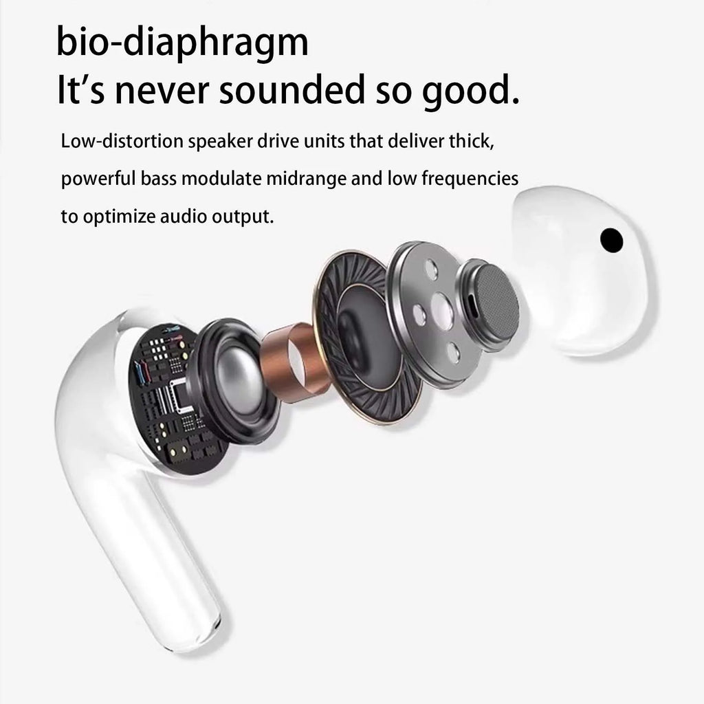 Air Pro4 Wireless Earphones Bluetooth 5.3 In-Ear White